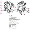 Ver imagem 3 de Masseira Amassadeira Semirrápida 5 a 7 Kg Bivolt Braesi Ali-05