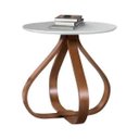 Ver imagem 2 de Conjunto 2 mesas laterais Pérola base cebola