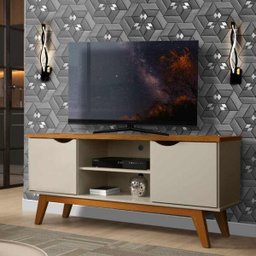 Rack para Sala Off White Cumaru Prism Patrimar - 1