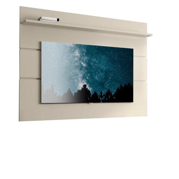 Painel para TV para Quarto Prism Off White Patrimar - 2