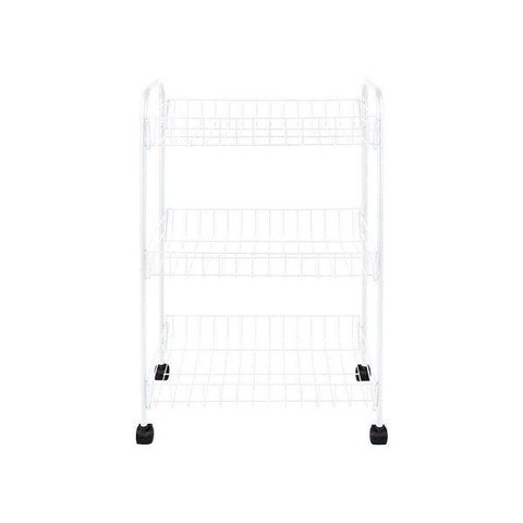 Fruteira 3 Andares Mor Branco com Rodas Ref.8714