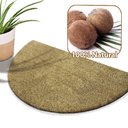 Ver mais imagens de 2 Tapete Capacho Fibra Coco Antiderrapante 33x60 Meia Lua L3