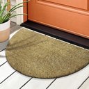 Ver imagem 1 de 2 Tapete Capacho Fibra Coco Antiderrapante 33x60 Meia Lua L3