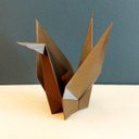 Ver imagem 2 de Estatueta Pássaro Tsuru G - 18 Cm Altura - Toque 3D: Bronze