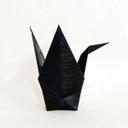 Ver imagem 2 de Estatueta Pássaro Tsuru G - 18 Cm Altura - Toque 3D: Preto