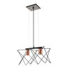 PENDENTE ARAMADO RETANGULAR 2L - 1