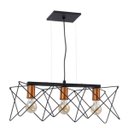 Ver imagem 2 de PENDENTE ARAMADO RETANGULAR 3L