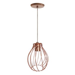 PENDENTE ARAMADO MESH ROSE