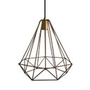 Ver imagem 3 de PENDENTE ARAMADO DIAMANTE GRANDE GRAFITE