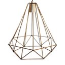 Ver imagem 2 de PENDENTE ARAMADO DIAMANTE GRANDE GRAFITE