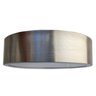 Plafon Redondo de Aluminio Escovado 25cm - 2