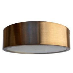 Plafon Redondo de Aluminio Grafite 25cm - 2