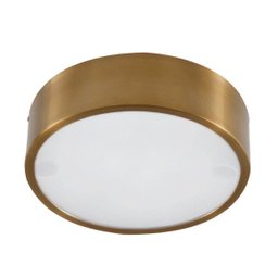 Plafon Redondo de Aluminio Grafite 25cm - 1