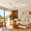 Ver mais imagens de Ventilador de Teto Infinity Lux 2003 Branco com 3 Pás de MDF Controle Remoto