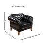 Kit 2 Poltronas Chesterfield Duque Preto - 5