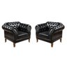 Kit 2 Poltronas Chesterfield Duque Preto - 4