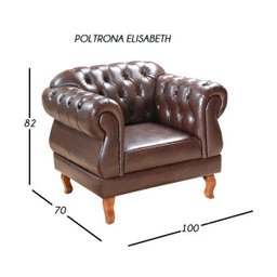 Poltrona Chesterfield Elisabeth - 5