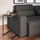 Ver imagem 3 de Mesa Lateral Steel Quadra Vermont-preto Industrial Artesano - Artesano Home