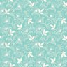 Papel De Parede Adesivo Floral Verde Tífany Delicado - 10m - 1
