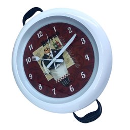 Relógio Parede Cozinha Decorativo Moderno Redondo Panela Bco Quartz Relógio Decorativo, Relógio para - 5