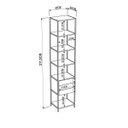 Ver imagem 4 de Estante Multiuso 3 Gavetas Vermont-preto Industrial Artesano - Artesano Home