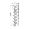 Estante Multiuso Steel Quadra Vermont-Preto Industrial Artesano - Artesano Home - 4