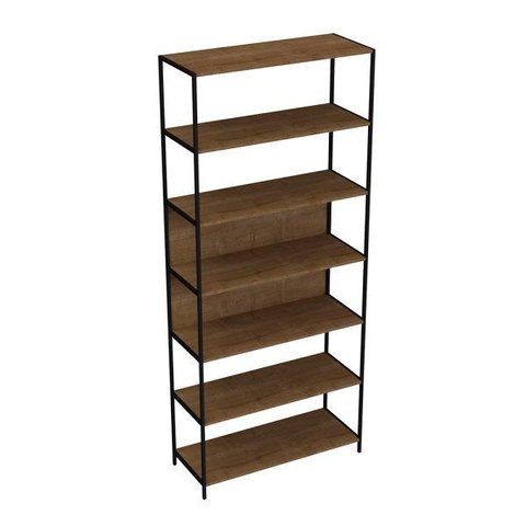 Estante Multiuso Steel Quadra Vermont-preto Industrial Artesano - Artesano Home