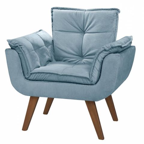Poltrona Opala Azul Bebê
