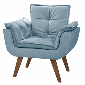 Poltrona Opala Azul Bebê