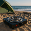 Ver imagem 5 de Fogareiro Portatil Eletrico Simples 1 Boca Snel Camping Voltagem: 220v; Cor:preto Re404