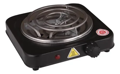 Fogareiro Portatil Eletrico Simples 1 Boca Snel Camping Voltagem: 220v; Cor:preto Re404 - 3