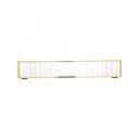 Ver imagem 3 de Bandeja de Metal com Espelho Dourada 15cm X 25cm X 4cm