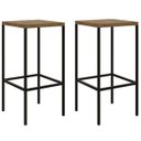 Ver imagem 1 de Kit 02 Banquetas Alta Vermont-preto Industrial Artesano - Artesano Home
