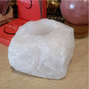 Ver imagem 2 de Porta Vela Quartzo Branco Bruto