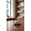 Ver imagem 6 de Campainha Sino de Mesa 8,5x6cm Inox Prateado Metal