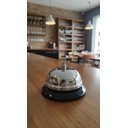 Ver imagem 7 de Campainha Sino de Mesa 8,5x6cm Inox Prateado Metal