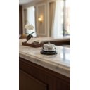 Ver imagem 3 de Campainha Sino de Mesa 8,5x6cm Inox Prateado Metal