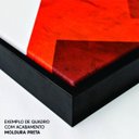 Ver imagem 4 de Quadro Abstrato Pintura Óleo Preto e Branco - Tela Única - 120 x 90 cm - Chassi