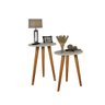 Conjunto Mesa Lateral Londres - Off White - 2