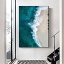 Ver imagem 1 de Quadro Mar e Areia - Tela Única - 150 x 100 cm - Preta