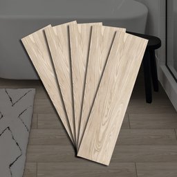 Kit 10 Piso Vinílico Pvc Autocolante 60x15 – Prático, Flexível e Durável - 1
