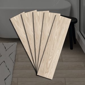 Kit 10 Piso Vinílico Pvc Autocolante 60x15 – Prático, Flexível e Durável