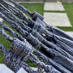 Rede Grande De Dormir Para Casal King 4,70m Várias Cores:Cinza Mesclado - 5