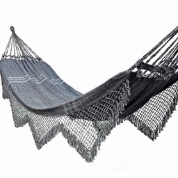Rede Grande De Dormir Para Casal King 4,70m Várias Cores:Cinza Mesclado - 1