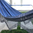 Ver imagem 2 de Rede Grande De Dormir Para Casal King 4,70m Várias Cores:Cinza Mesclado