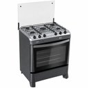 Ver imagem 1 de Fogão a Gás Fascino 5 Bocas Mega Chama 2,6KW Easy Clean com Forno 97 Litros e Mesa Inox Clarice