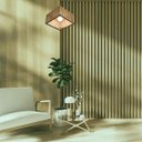 Ver imagem 4 de Luminária Pendente Barcelona Modelo Ripado -:MDF CRU