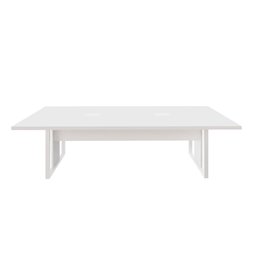 Mesa de Reunião 2,70m X 0,90m 2 Cx de Tomadas Pés Metal F5 - 3