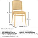 Ver imagem 7 de Kit 4 Cadeiras de Jantar Roma para Sala e Cozinha