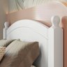 Cama Solteiro Madeira Maciça e Mdf Merk com Cama Auxiliar - 4
